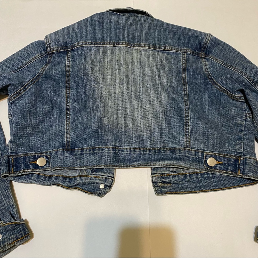Cato Stylish Blue Denim Cropped Jacket - Picture 7 of 7